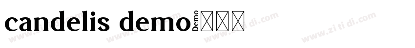 candelis demo字体转换